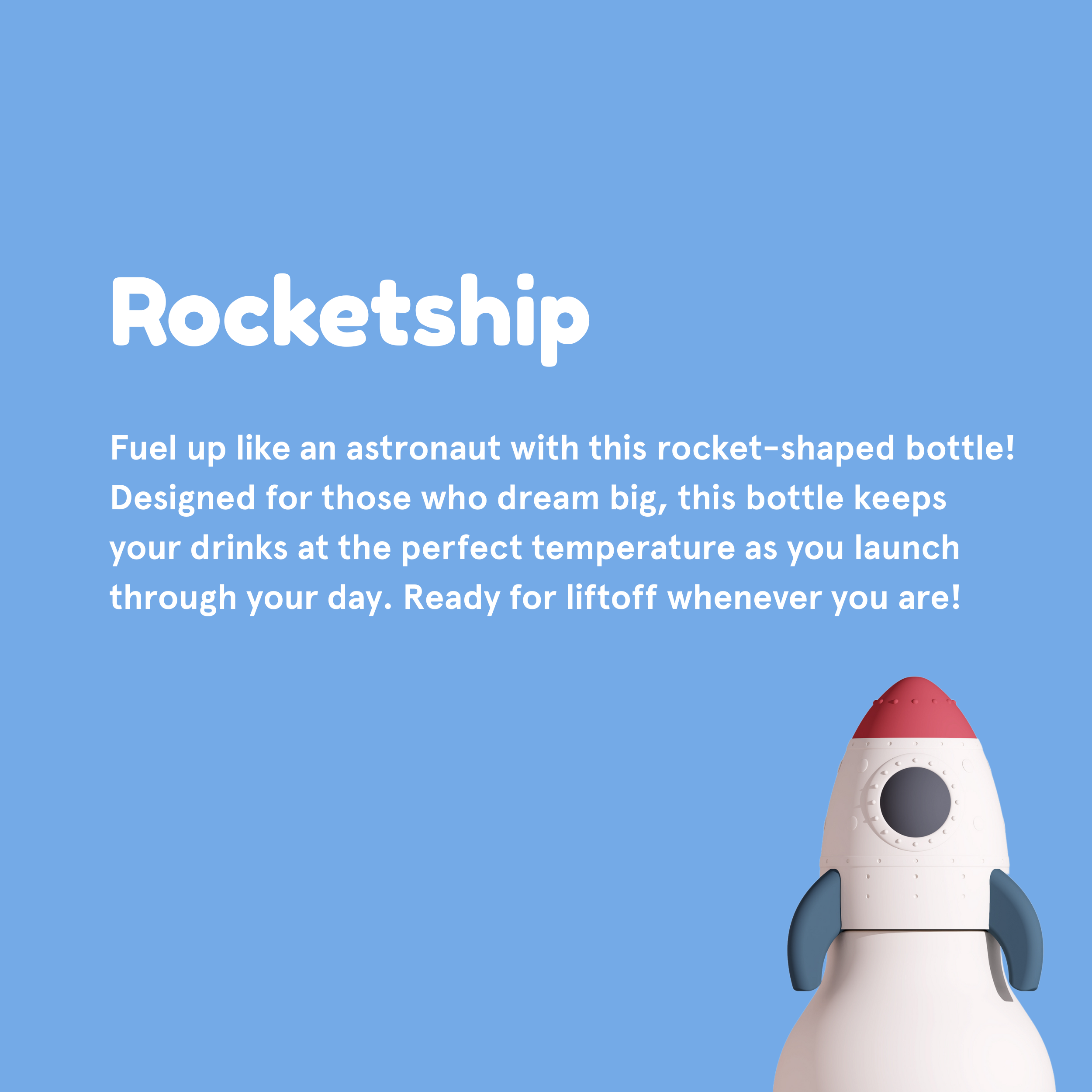Rocketship Bestie Bottle
