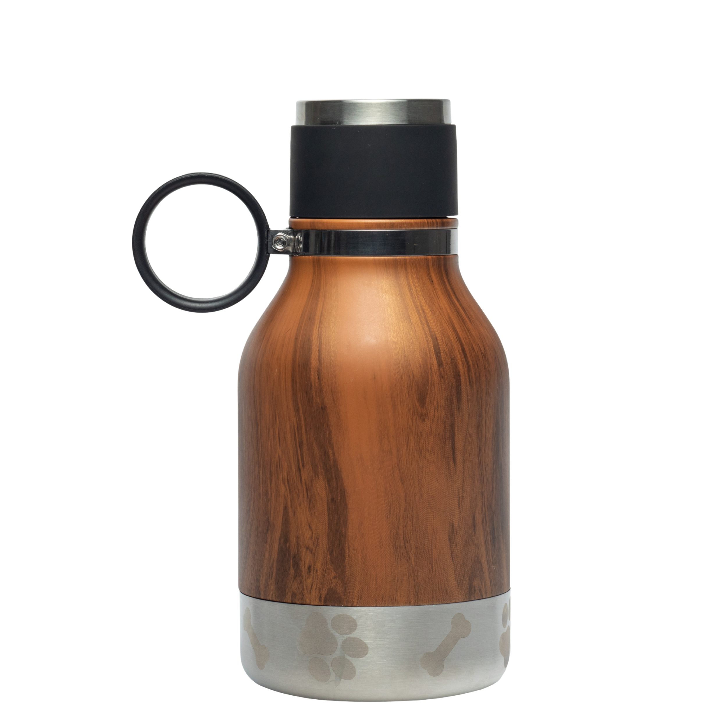 Wood Dog Bowl Bottle