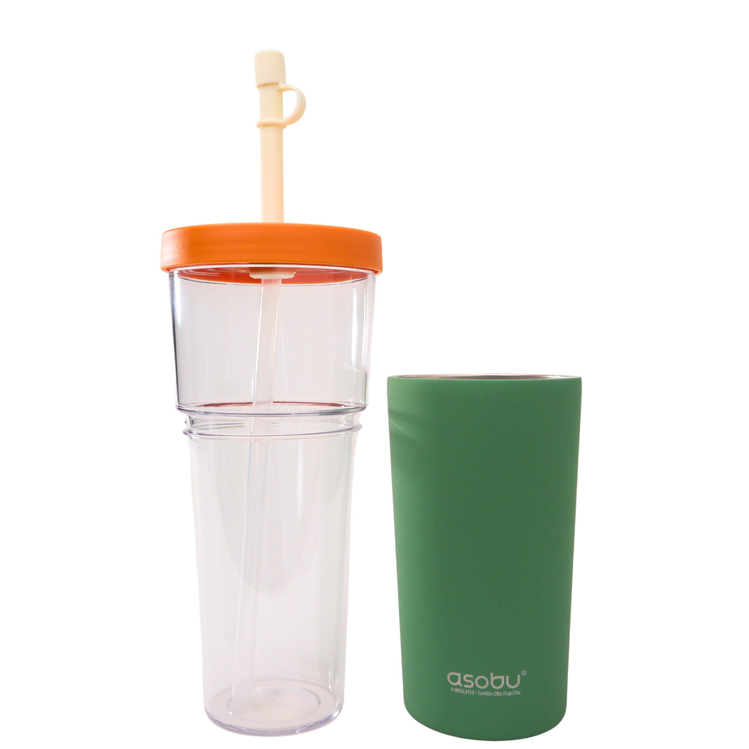 Pastel Orange Marina Tumbler