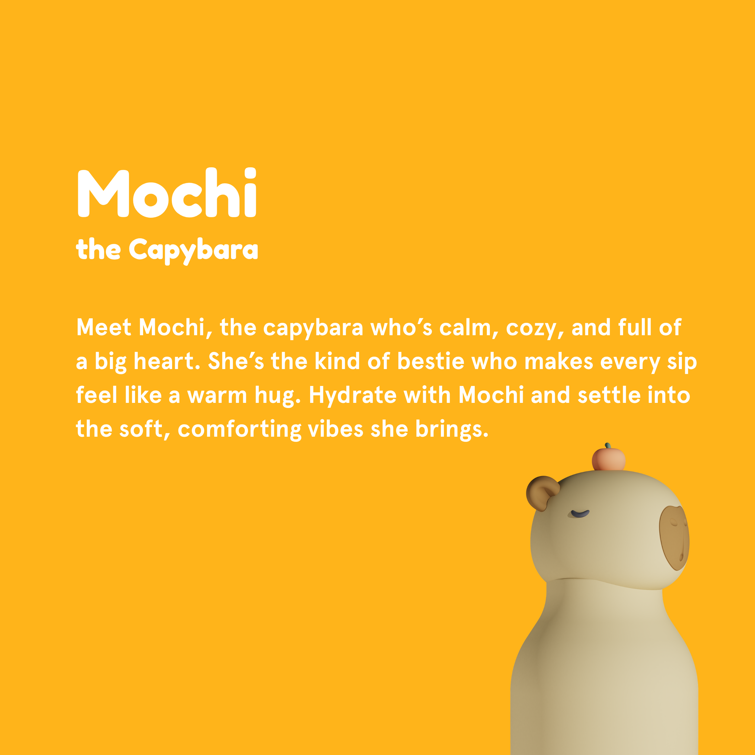 Capybara Bestie Bottle