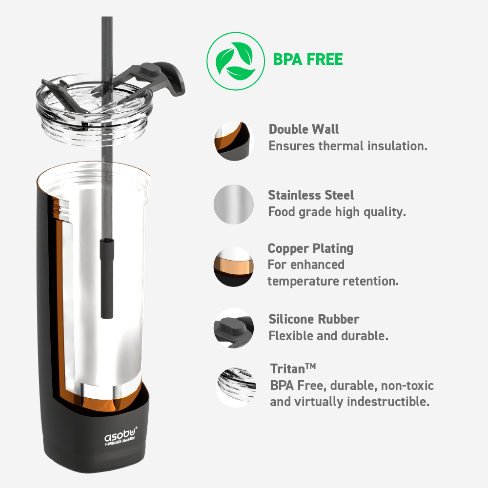Black Aqualina Tumbler