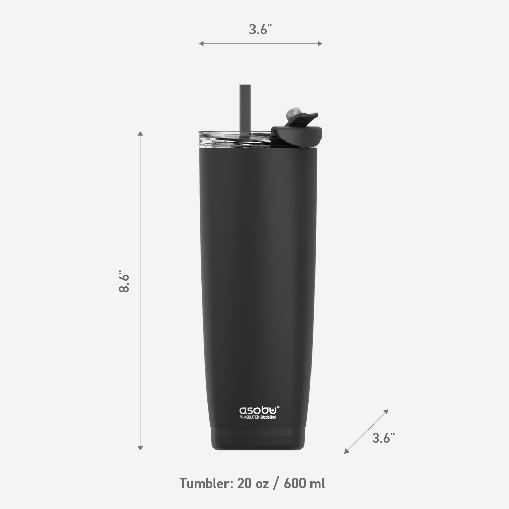 Black Aqualina Tumbler