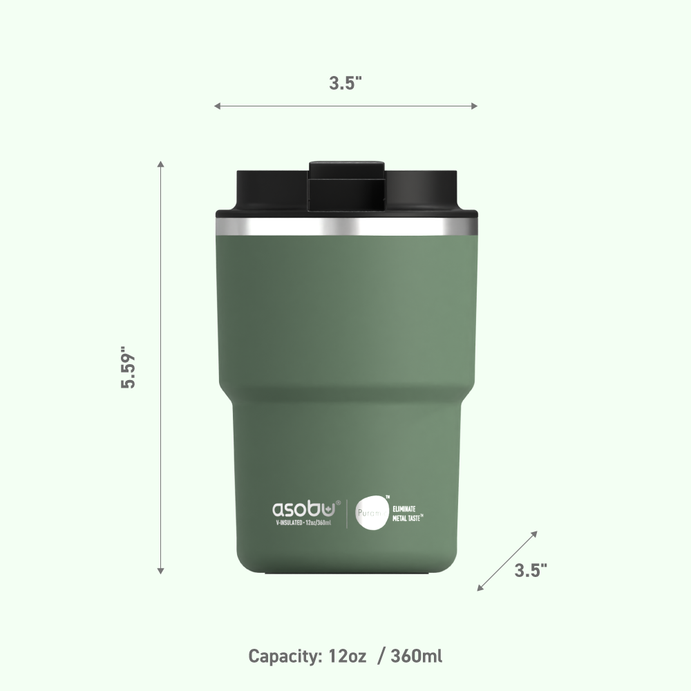 Basil Green Coffee Express Tumbler
