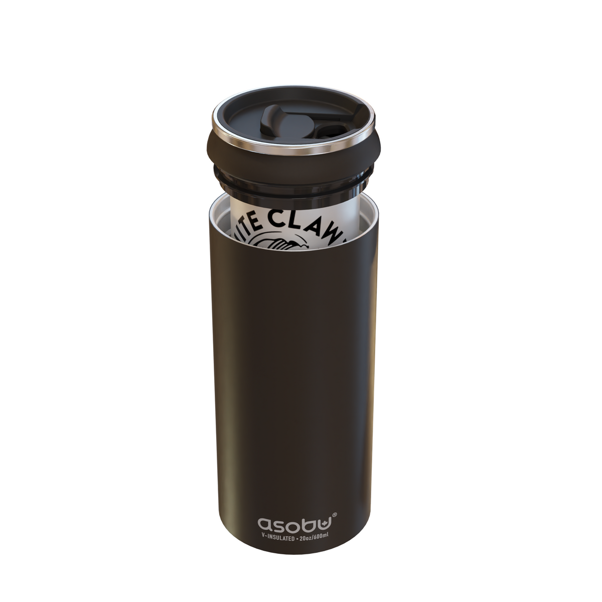 Bump'n Brew Insulated Can and Bottle Speaker Koozie (Matte Black)