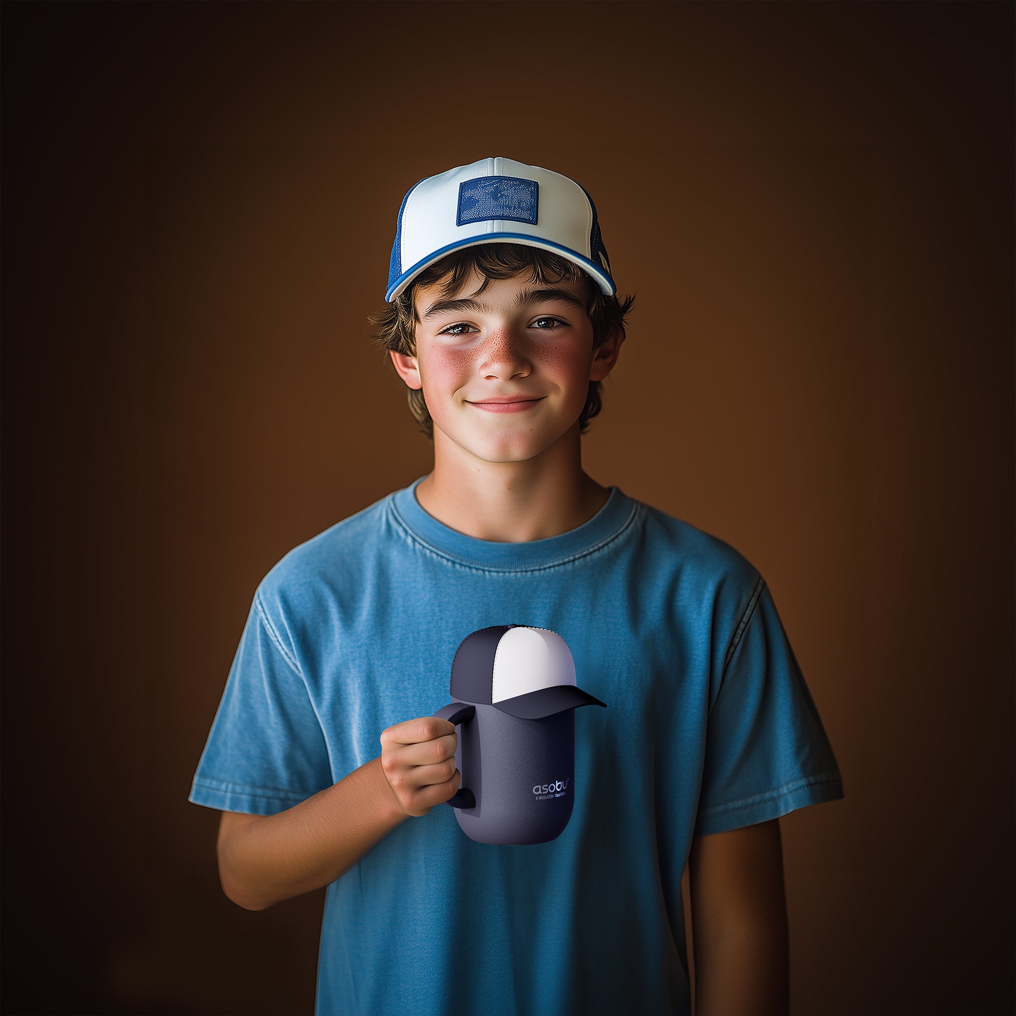 Happy Hats Trucker Cap Purple