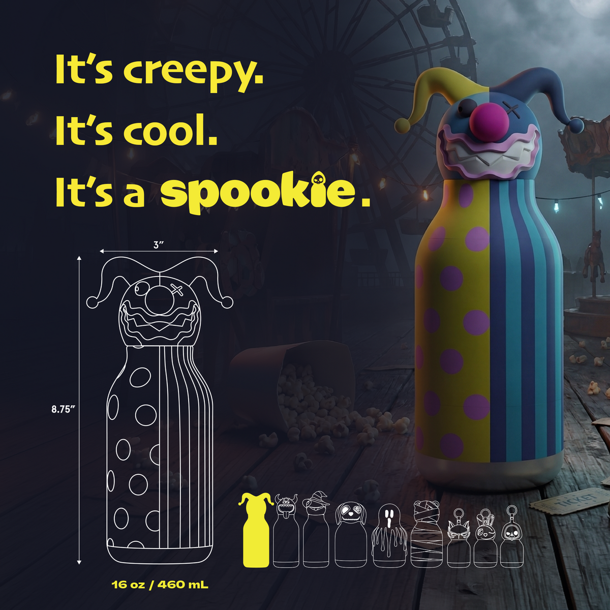 Clown Spookie Bottle