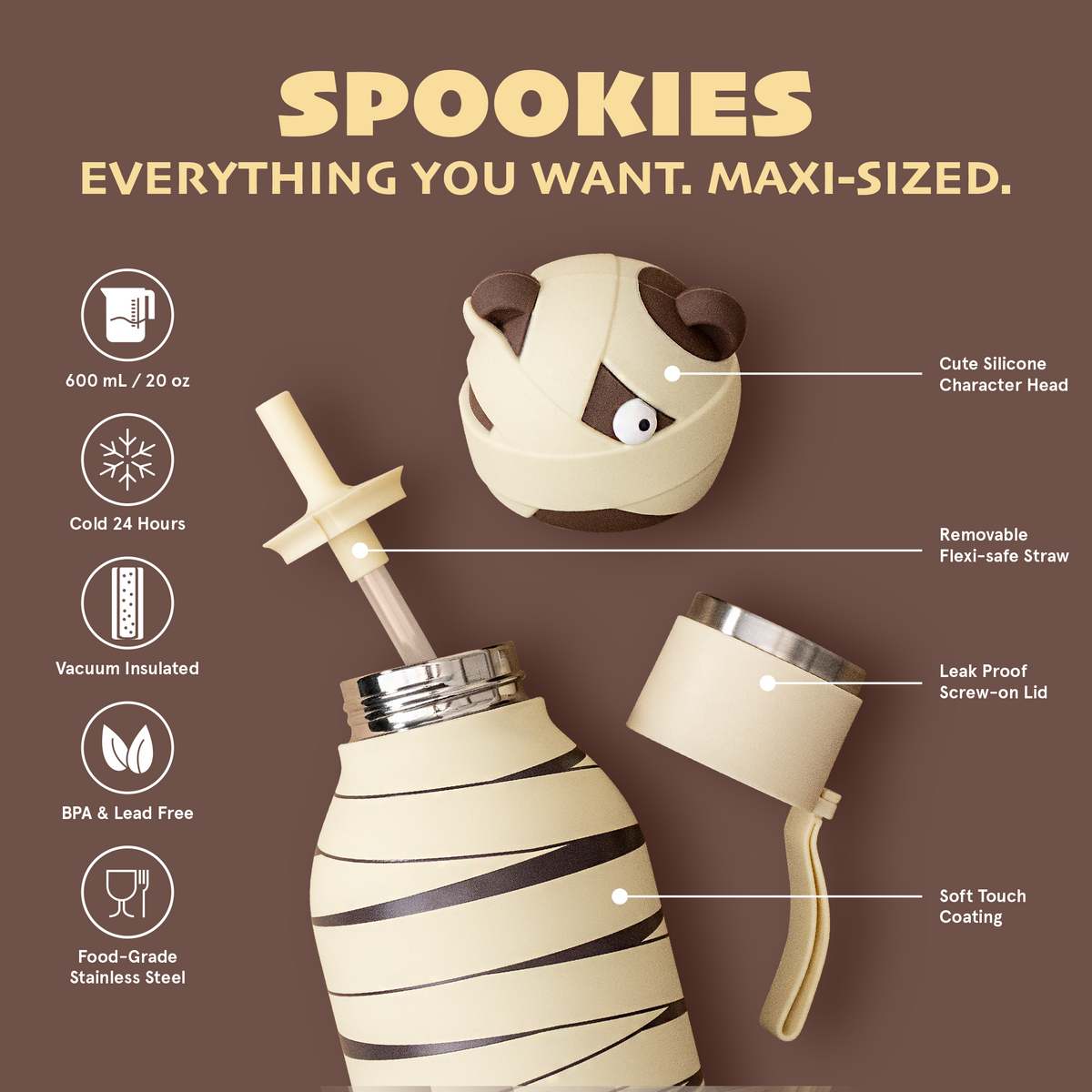 Maxi Mummified Bear Spookie Bottle