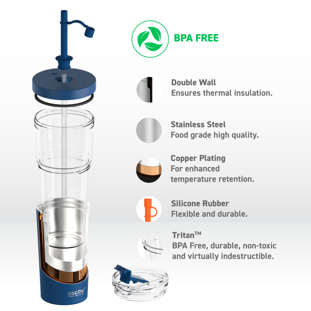 Blue Marina Tumbler