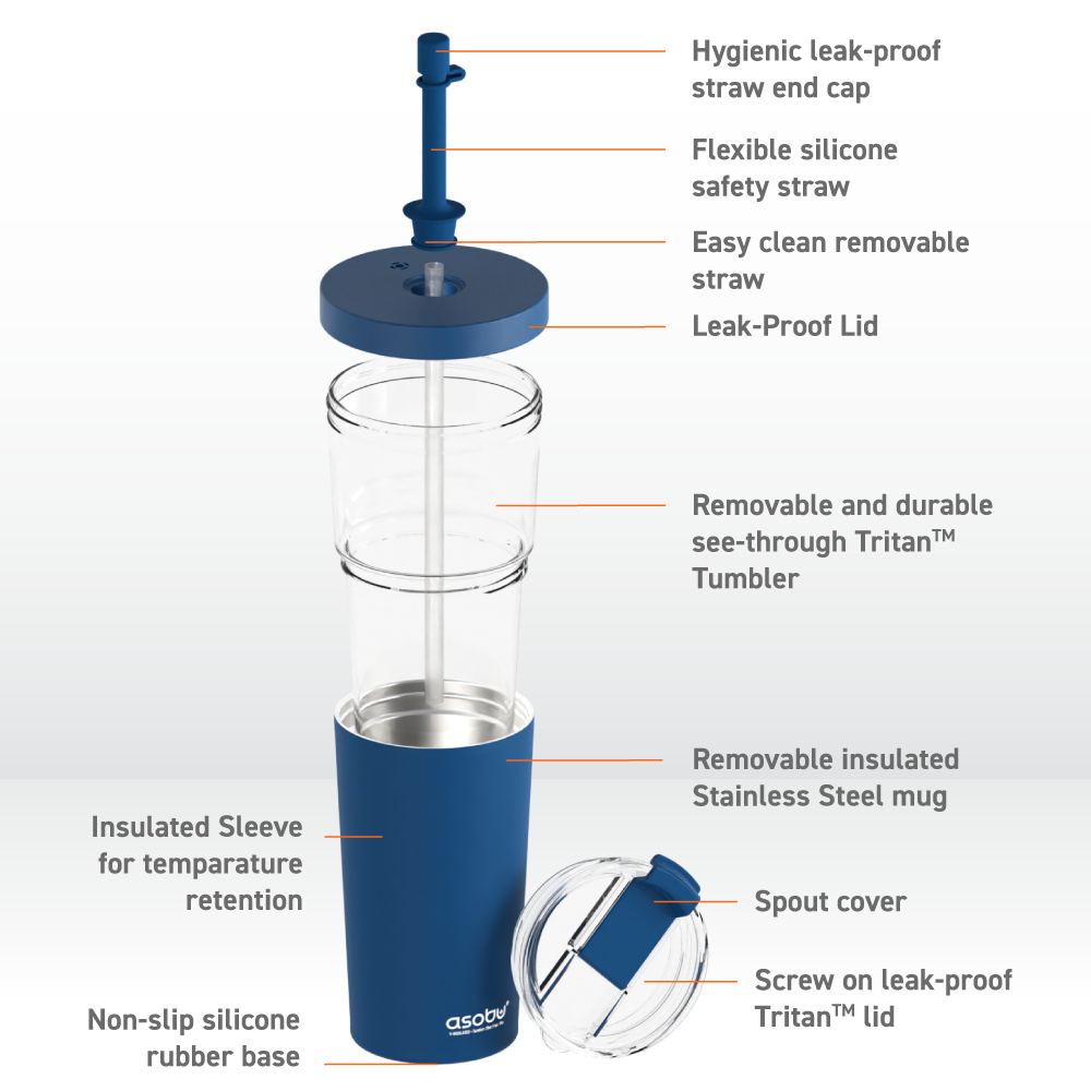 Blue Marina Tumbler