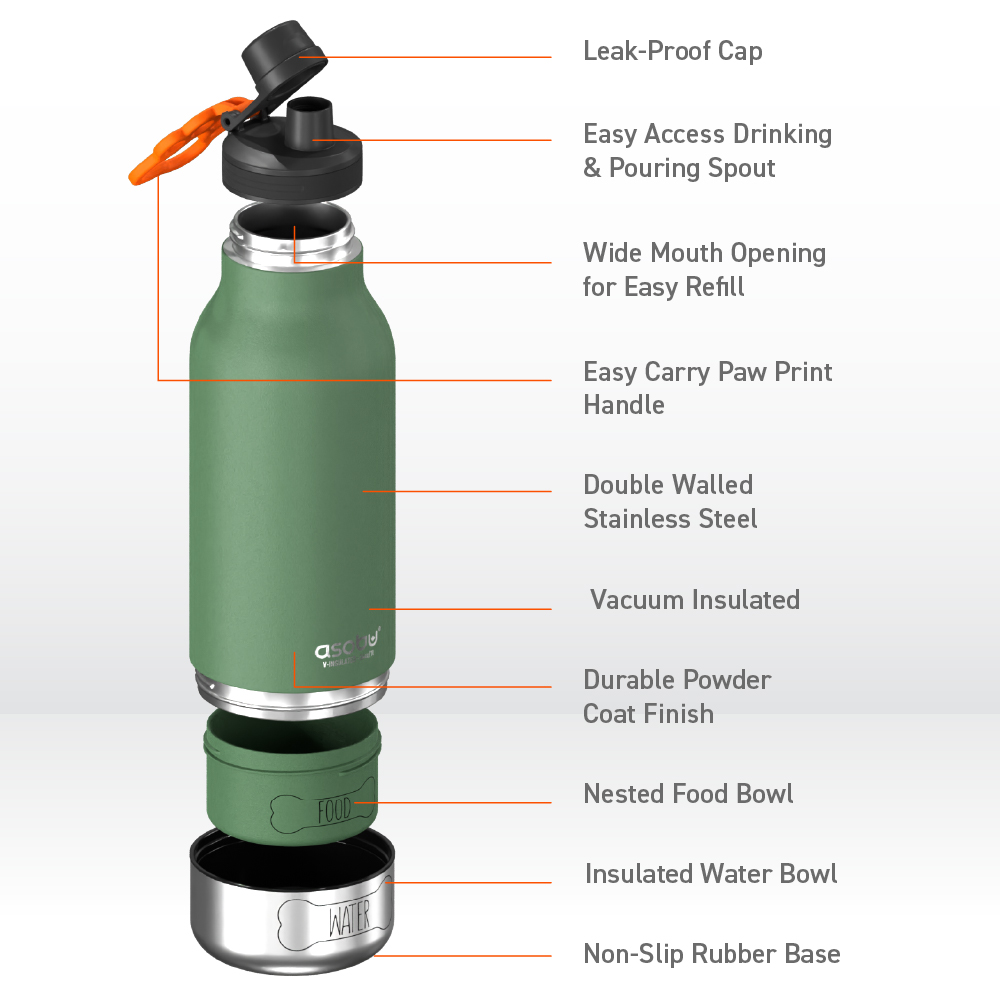 Green Barky Bottle