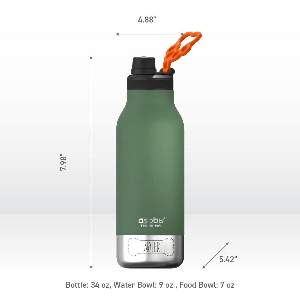 Green Barky Bottle