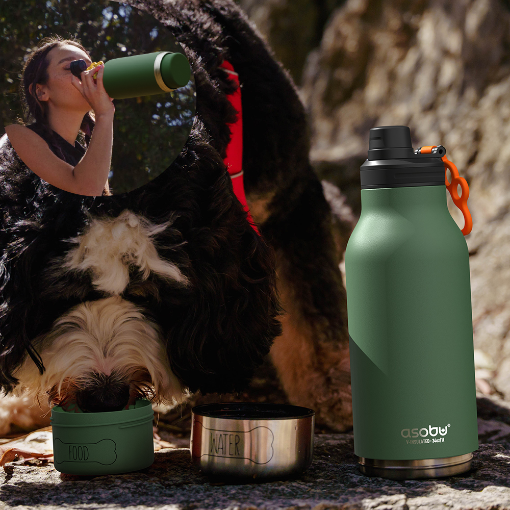 Green Barky Bottle