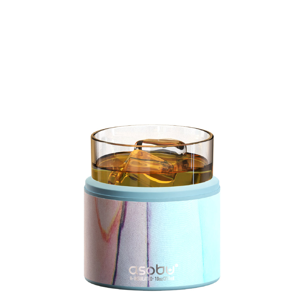 Aqua Marble Whiskey Insulated Sleeve
