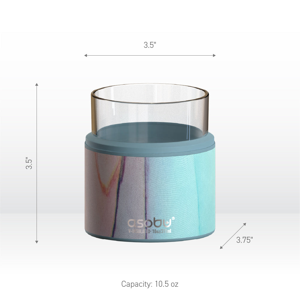 Aqua Marble Whiskey Insulated Sleeve