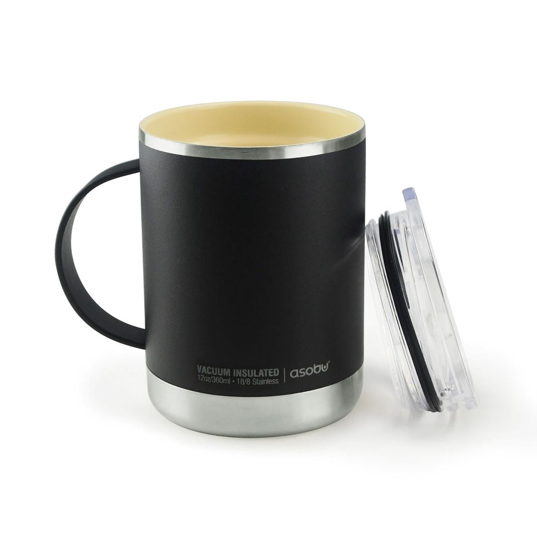 Insulated Stainless Steel Coffee Mug with Handle