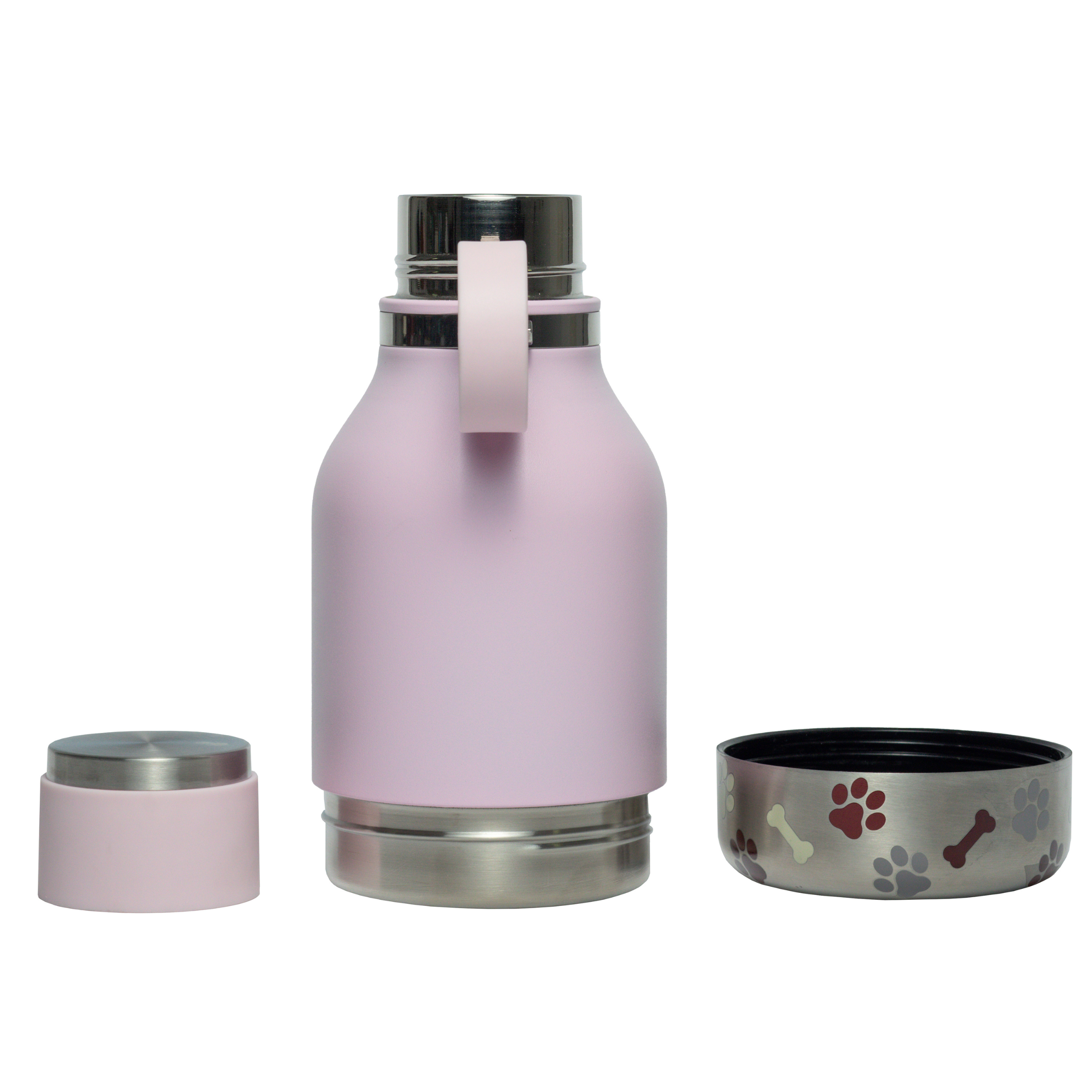 Powdered Pink Dog Bowl Bottle