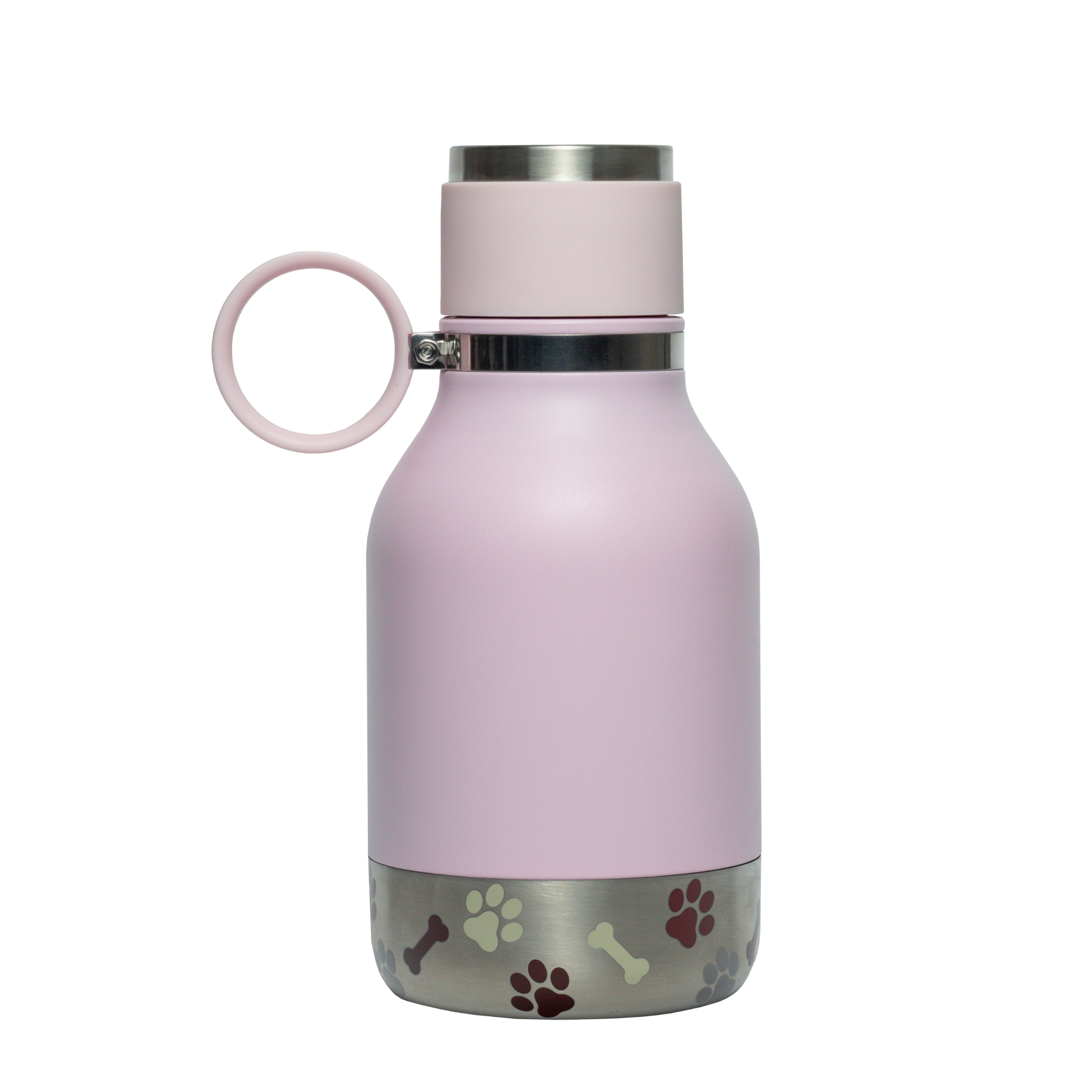 Powdered Pink Dog Bowl Bottle
