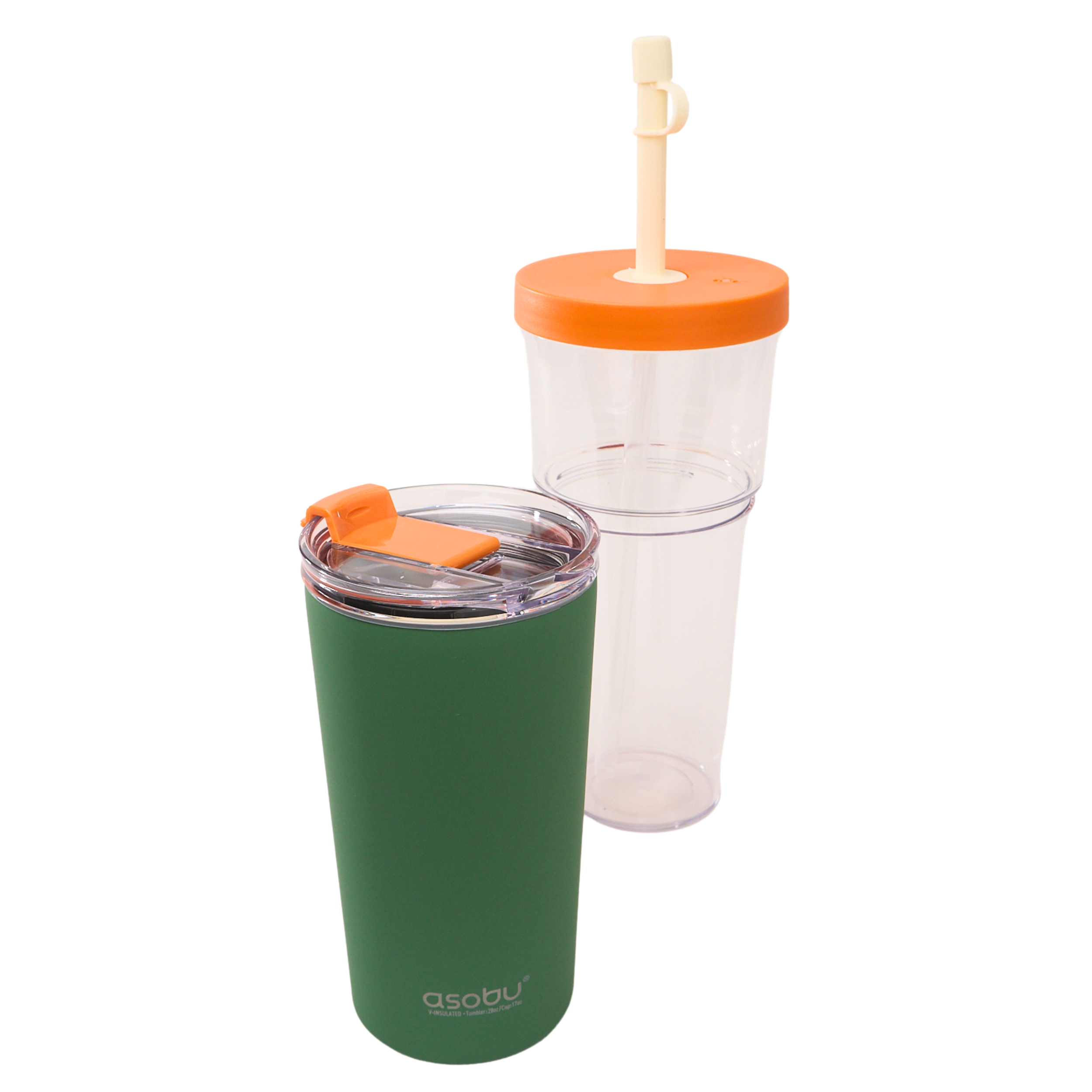 Pastel Orange Marina Tumbler