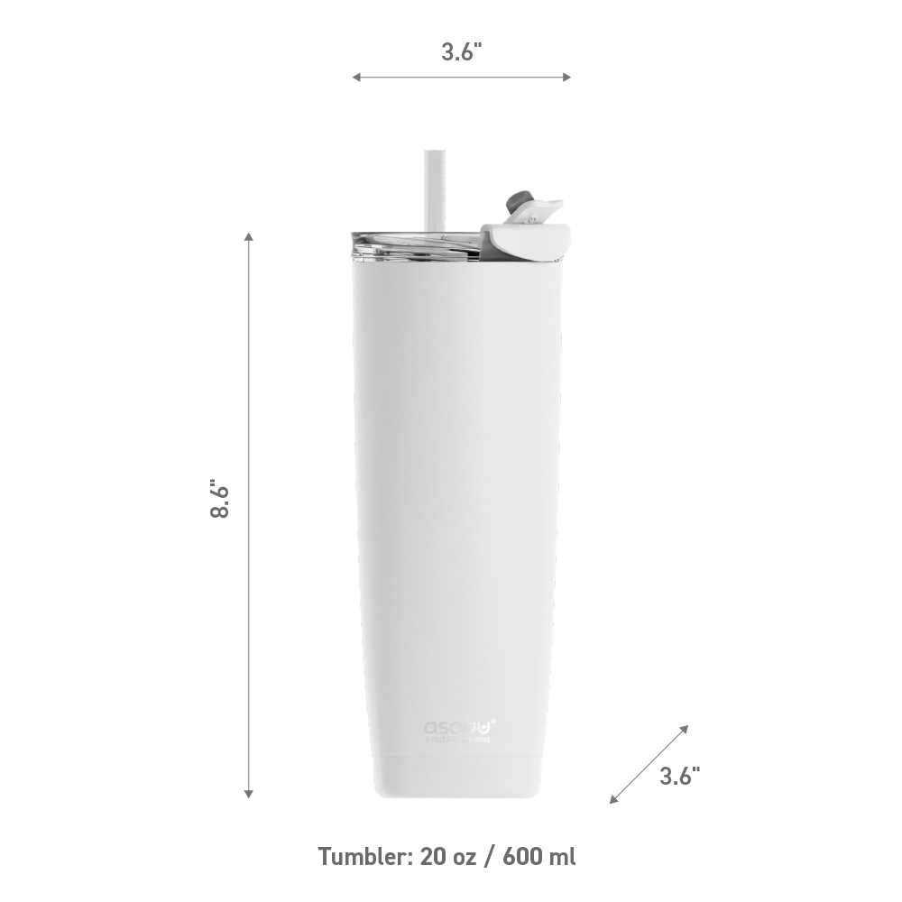 Asobu® Recycled Large Tower Tumbler w/ Handle - 20 oz.