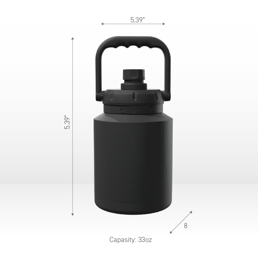 Black Mini Jug - Double Wall Insulated Water Jug | ASOBU – ASOBU®