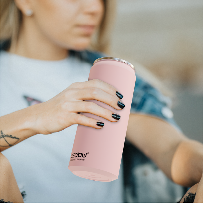 Pink Multi Can Cooler - Hard Seltzer Coozie - Beverage Can Cooler | Asobu