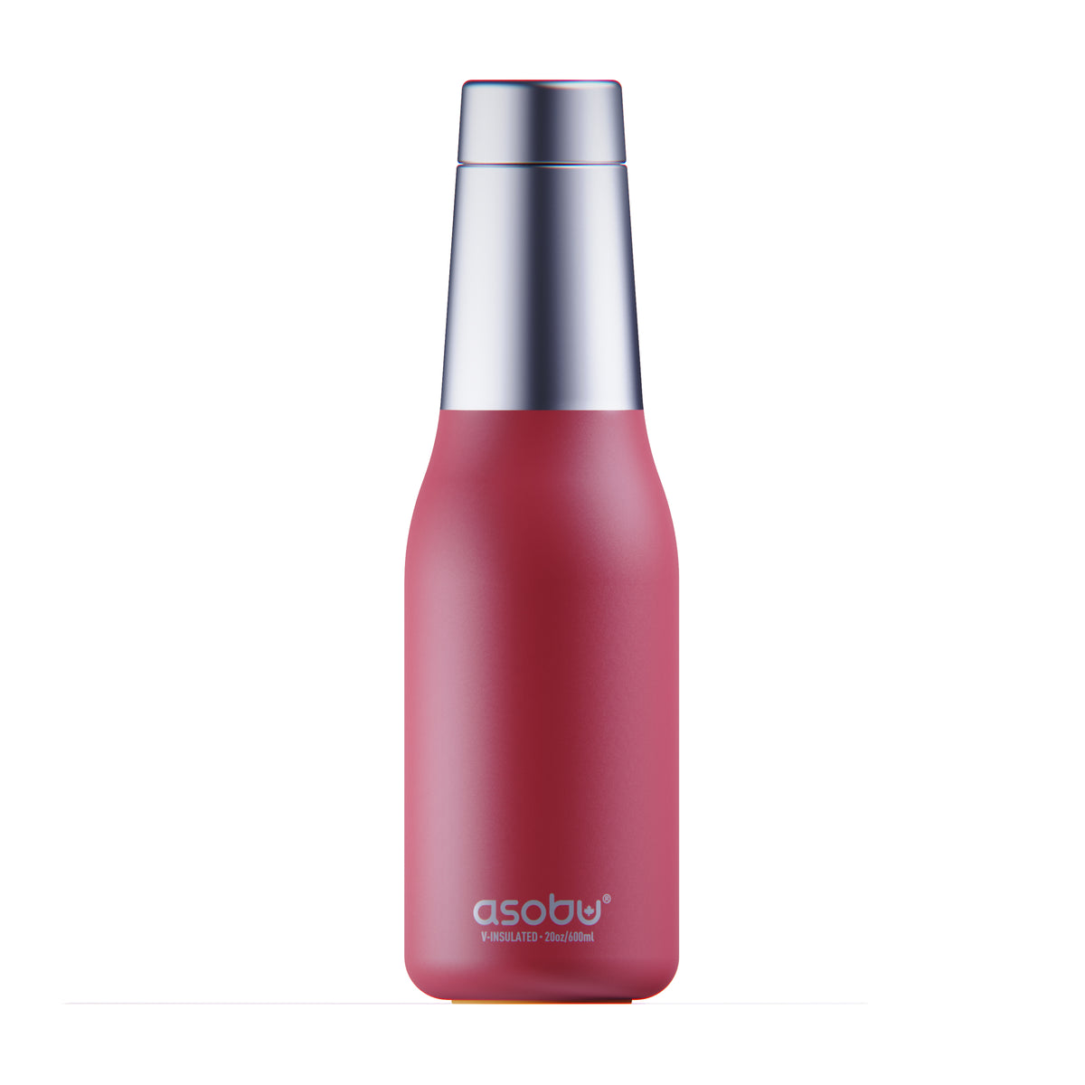 Red Oasis Gym Water Bottle - Double Wall Insulated & Spill Proof Water ...
