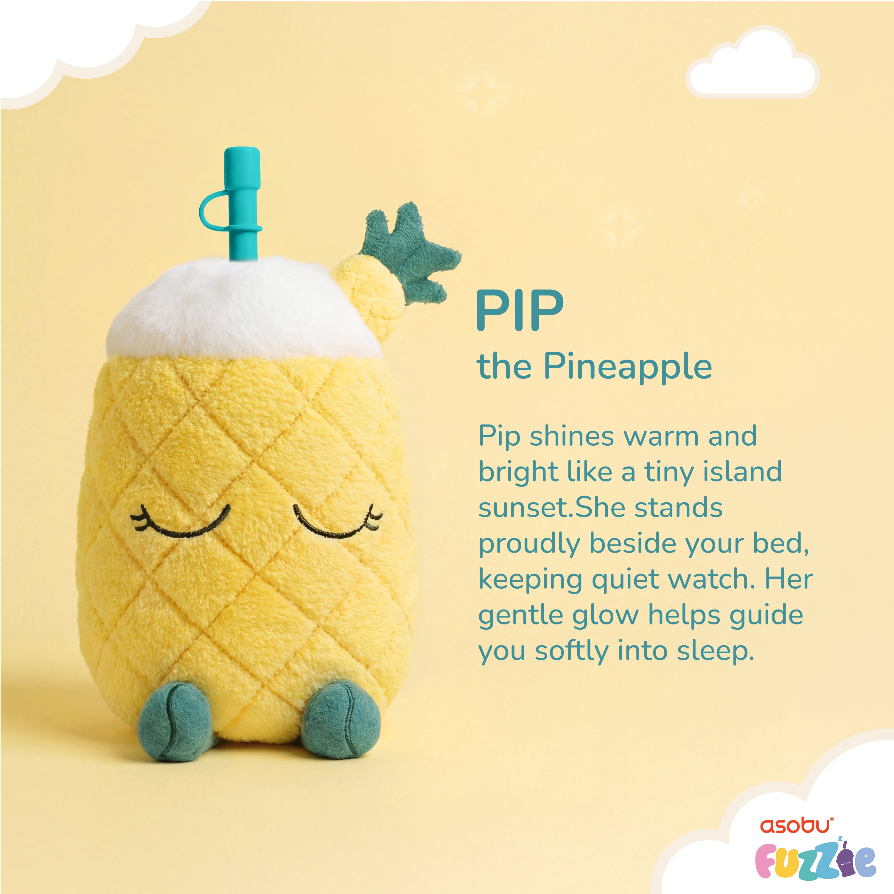 Pip the Pineapple Fuzzie