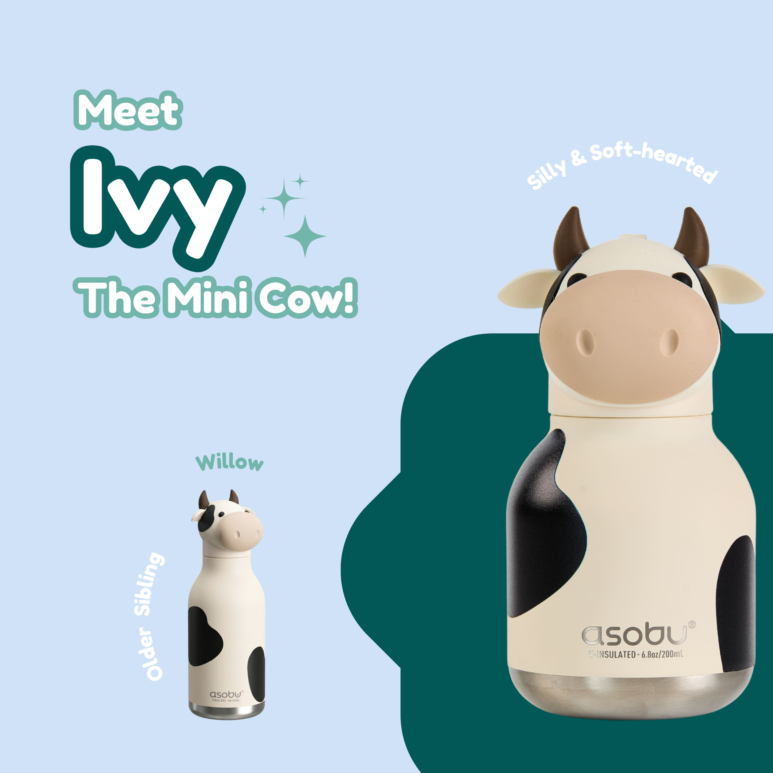 Mini Cow Bestie Bottle
