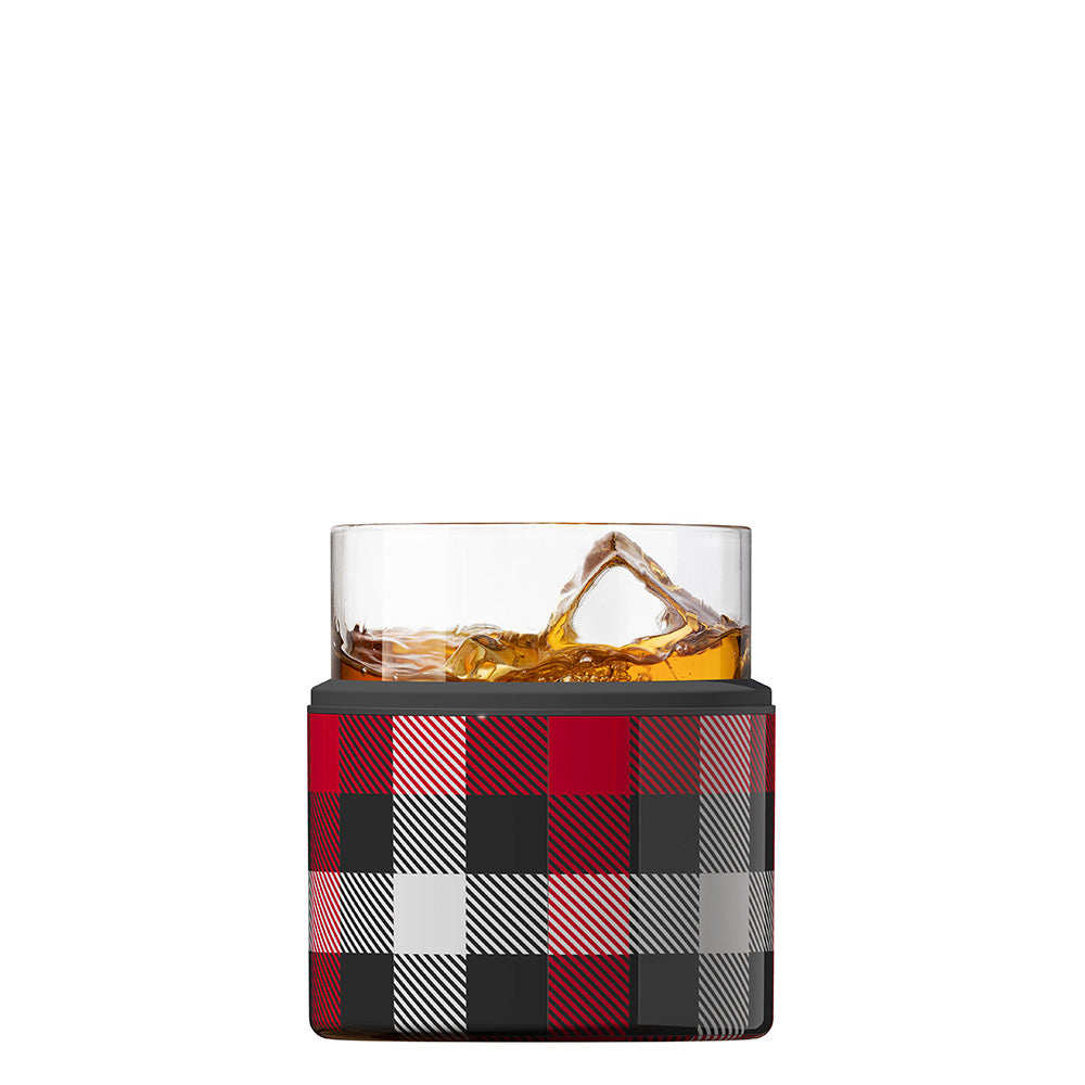 Plaid Whiskey Insulated Sleeve