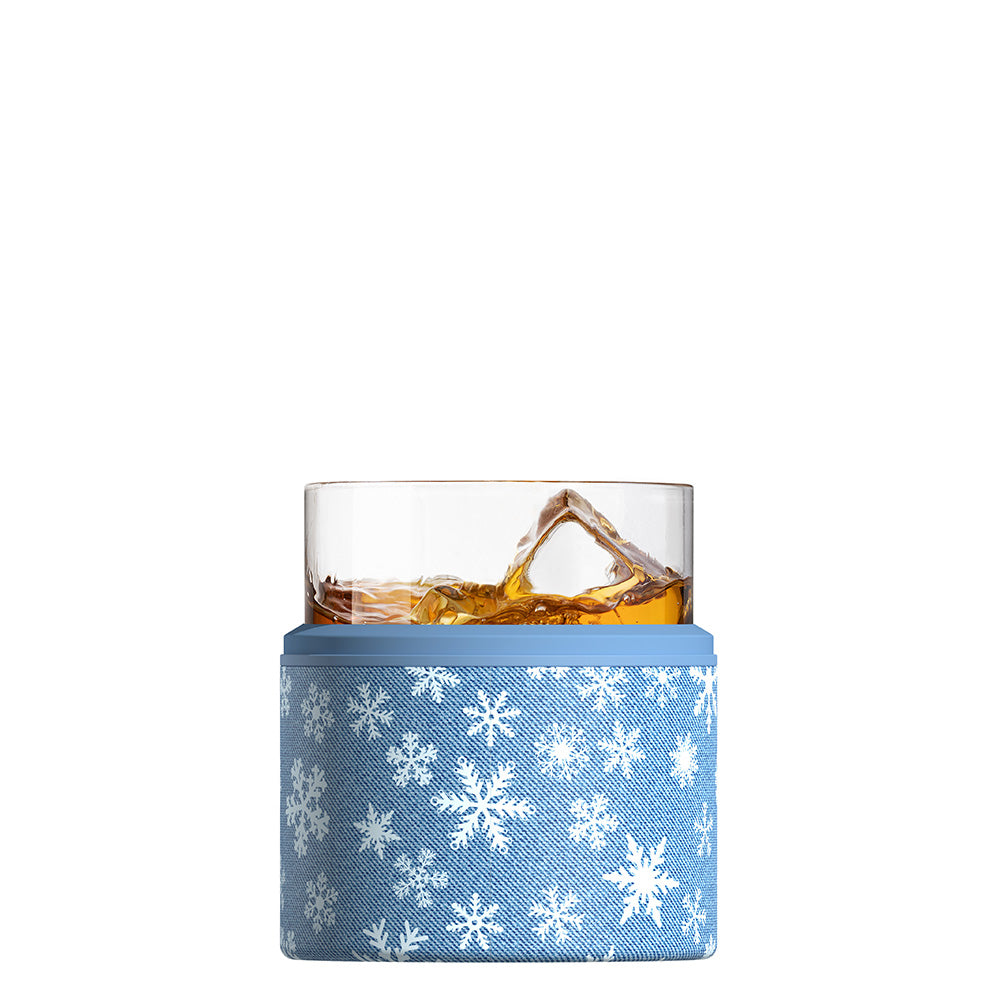 Snowflake Whiskey Insulated Sleeve