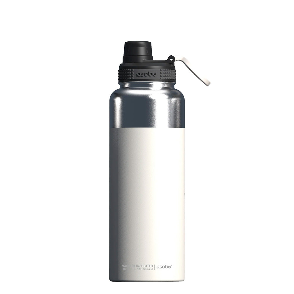 white mighty flask water bottle