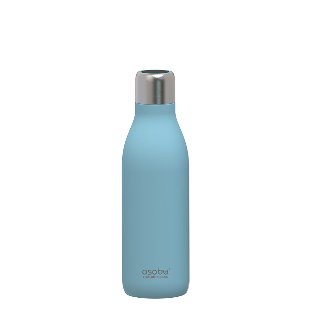 Self Cleaning Water Bottle - blue
