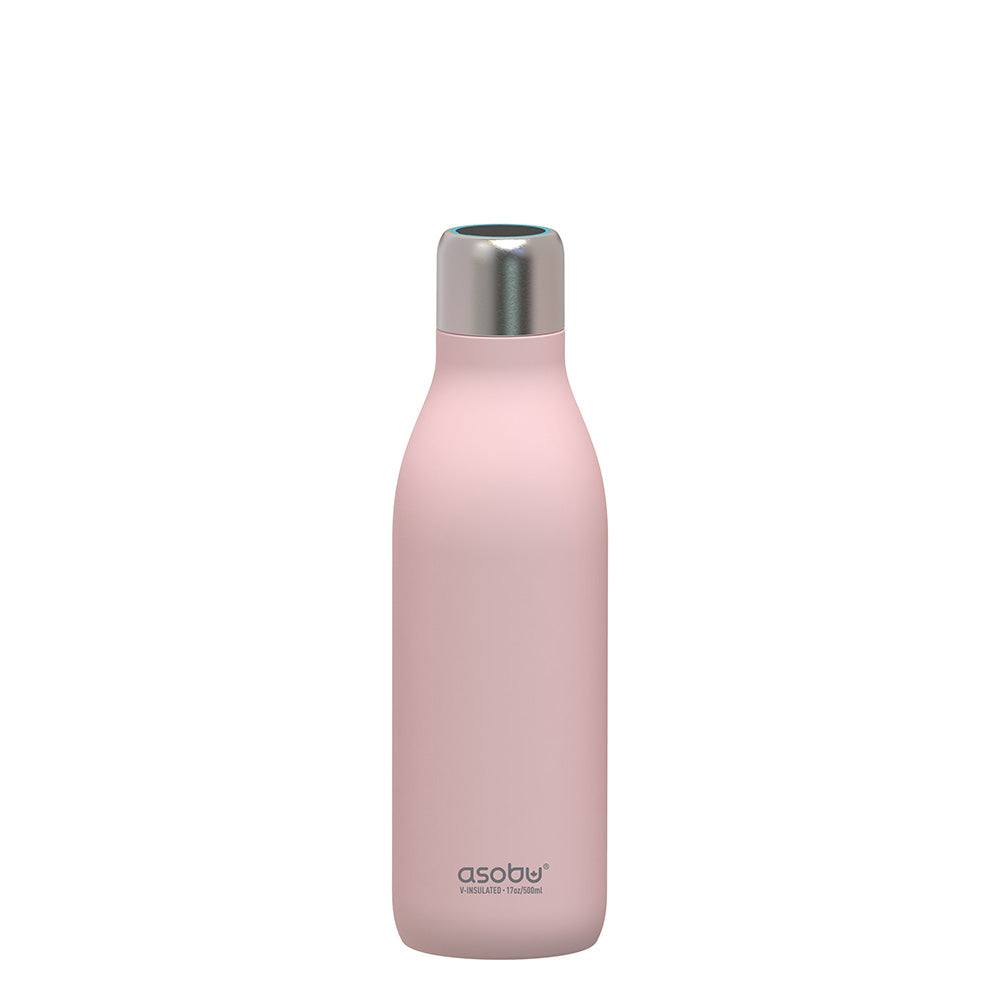 Self Cleaning Water Bottle - pink