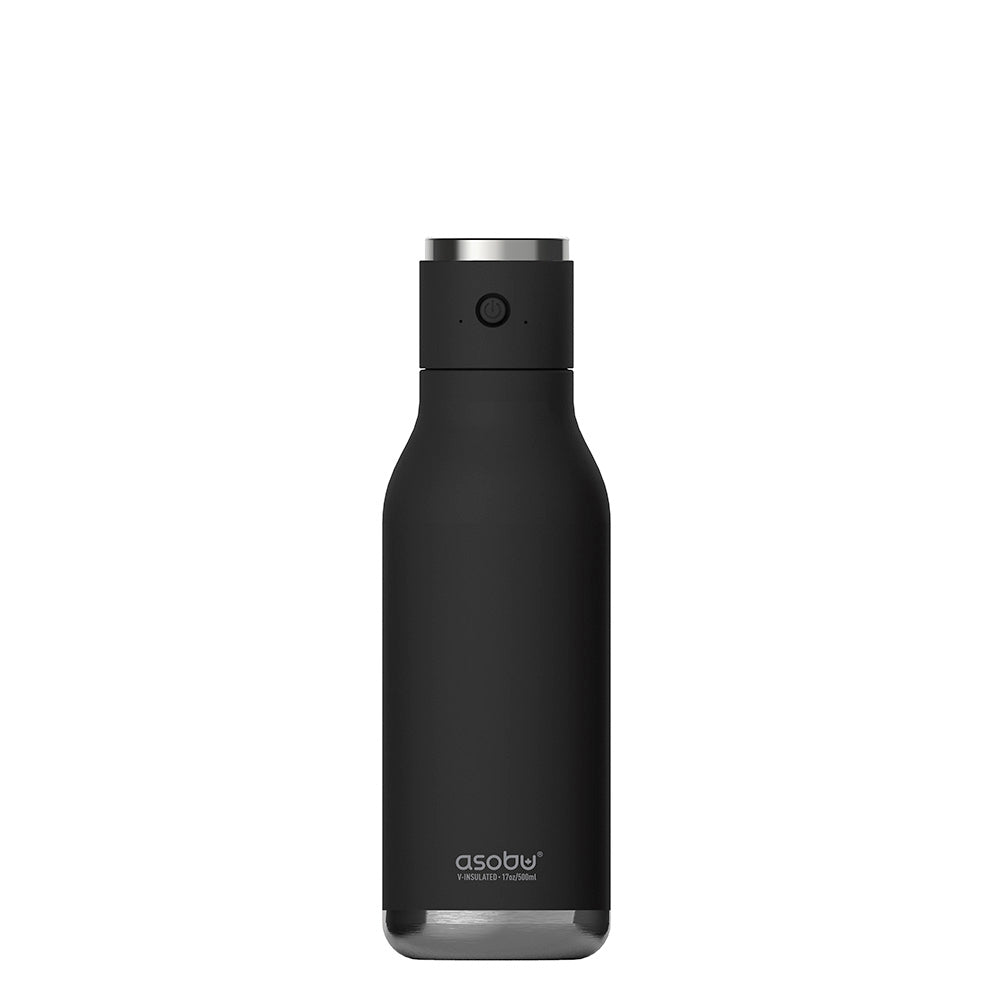 speaker water bottle - black