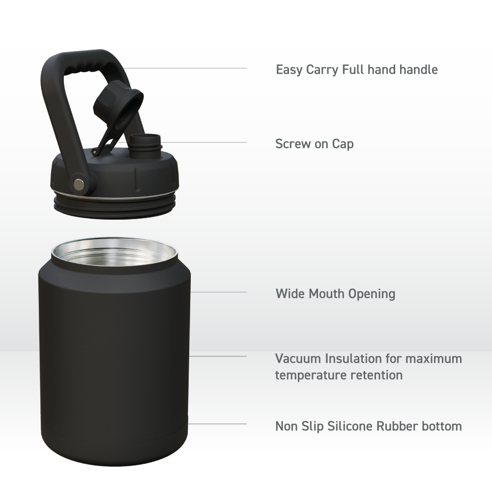 Midnight Marble Mighty Jug