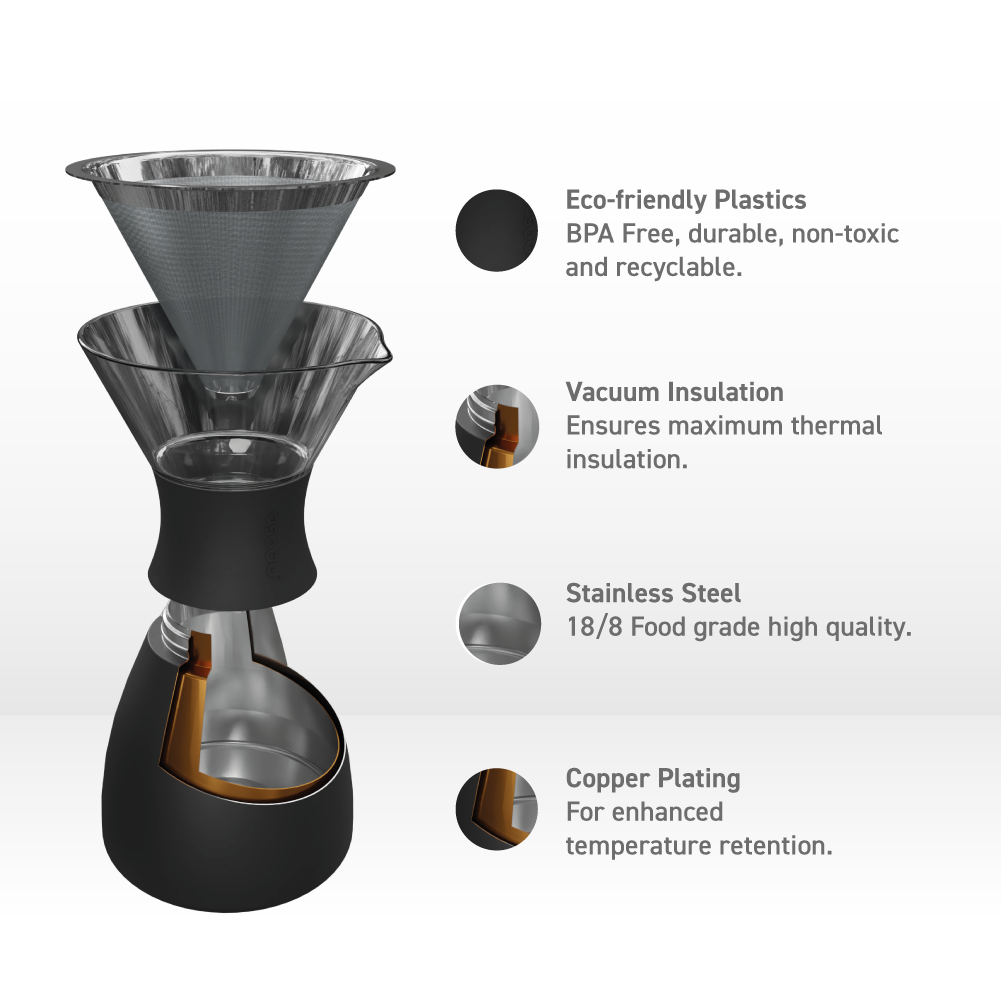 Smoke Pour Over Coffee Maker