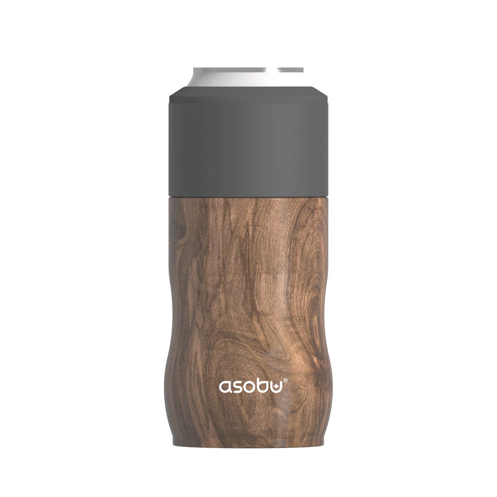 Natural Wood Tall Boy Insulated Sleeve