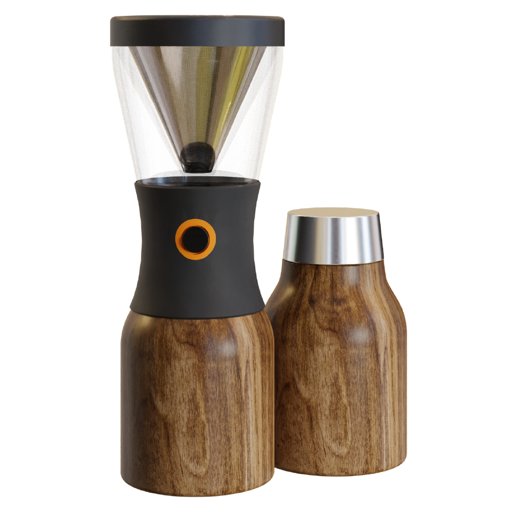 Asobu Portable Cold Brew Coffee Maker Wood