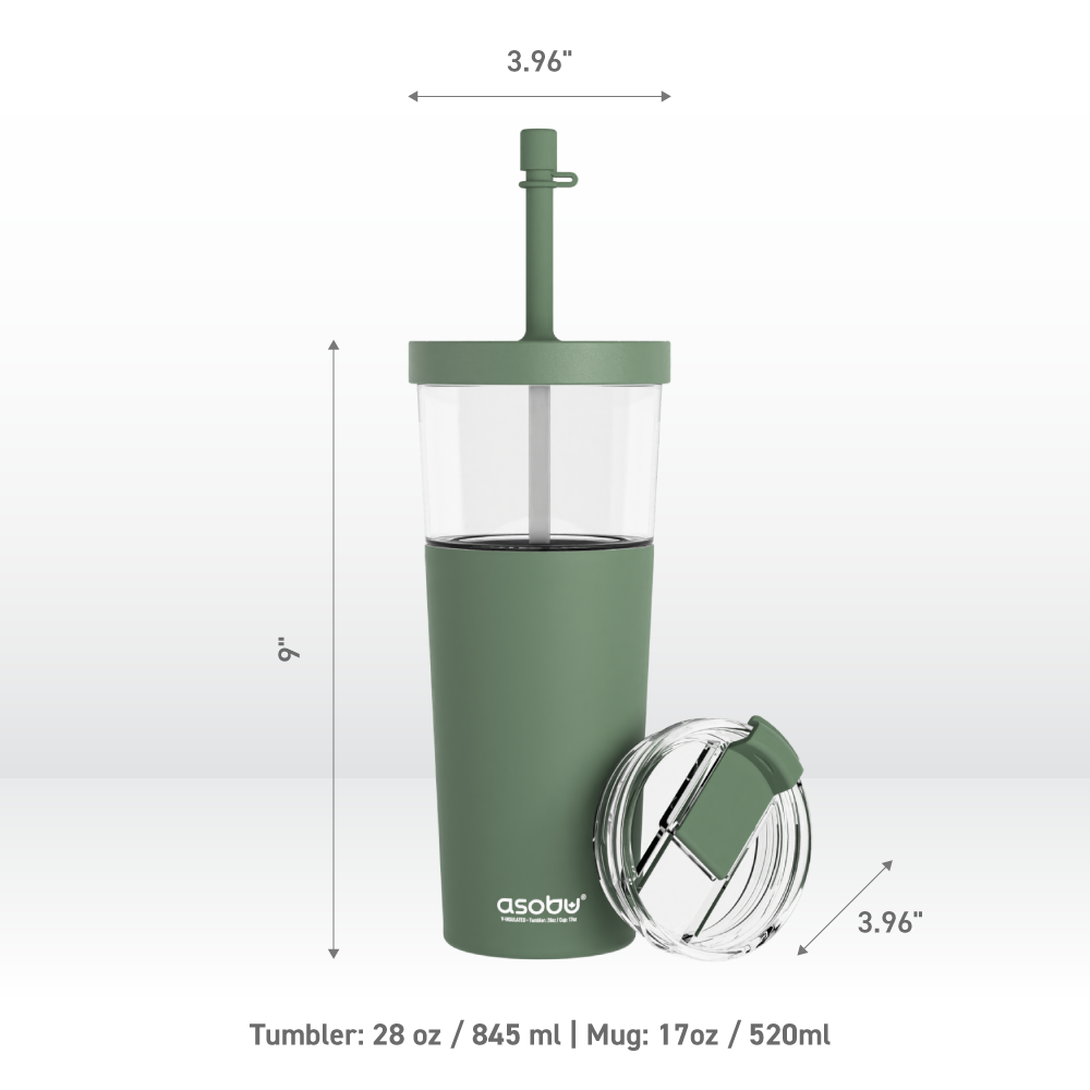Basil Green Marina Tumbler