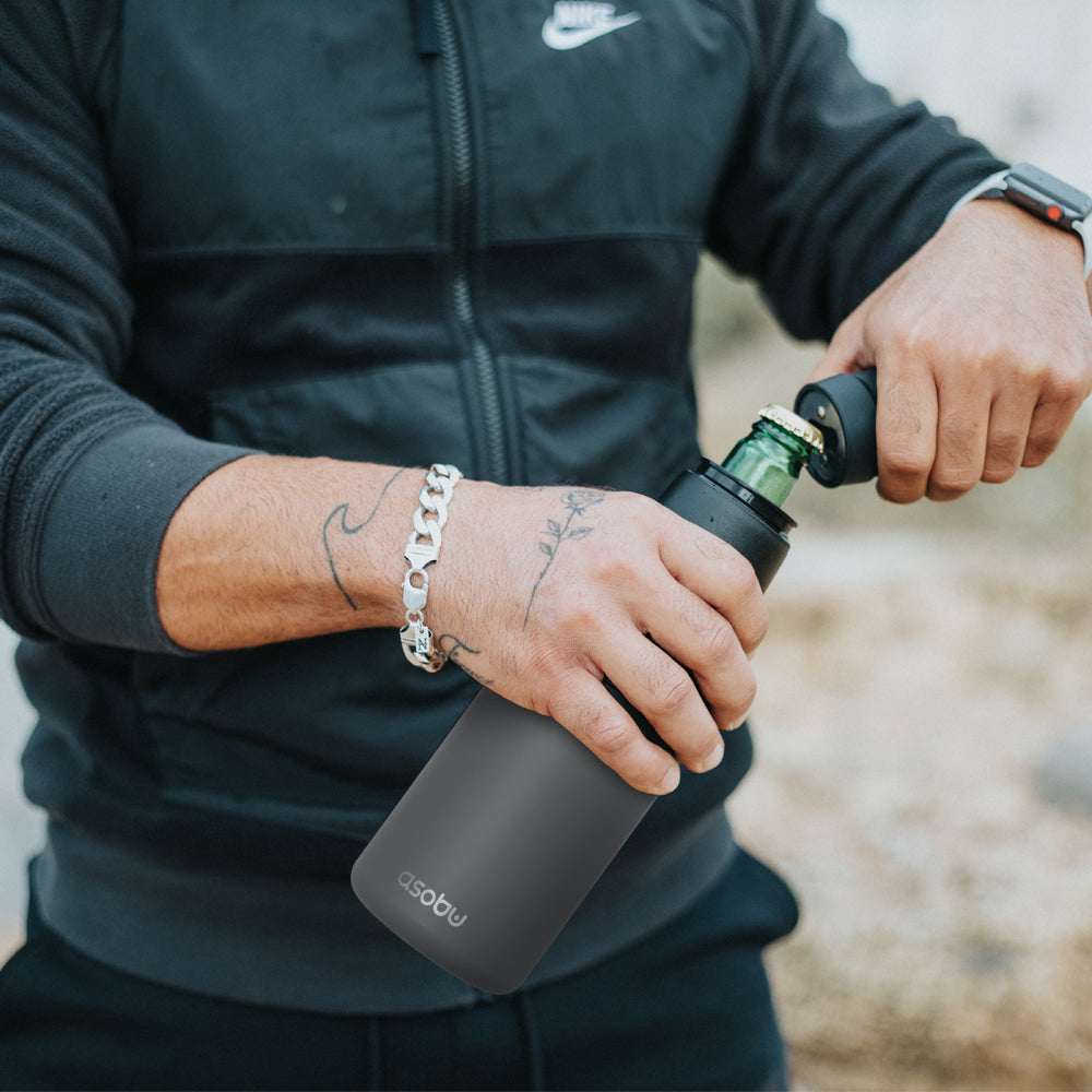 Insulated beer Bottle - Insulators and Coolers - Black Frosty Beer ...