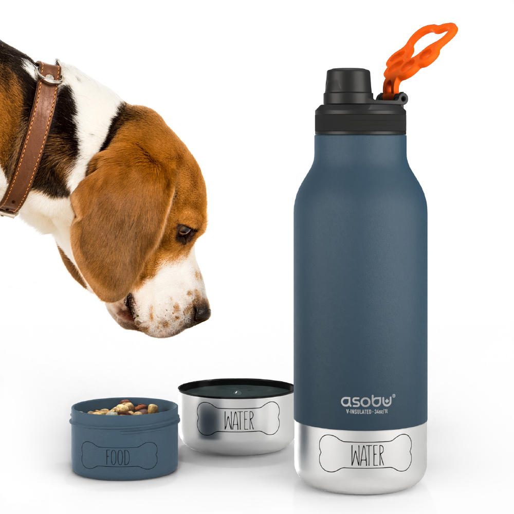 Blue Barky Bottle