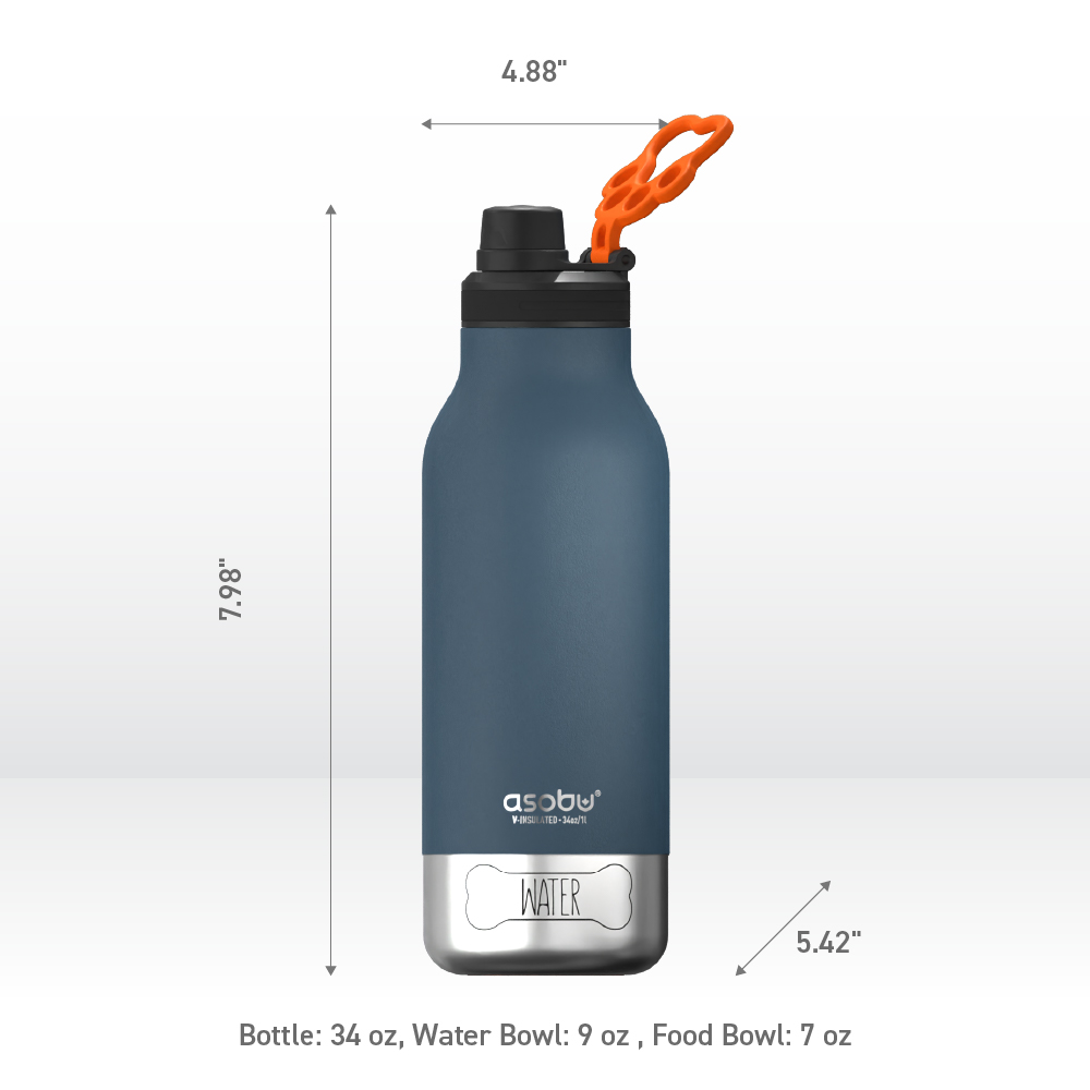Blue Barky Bottle