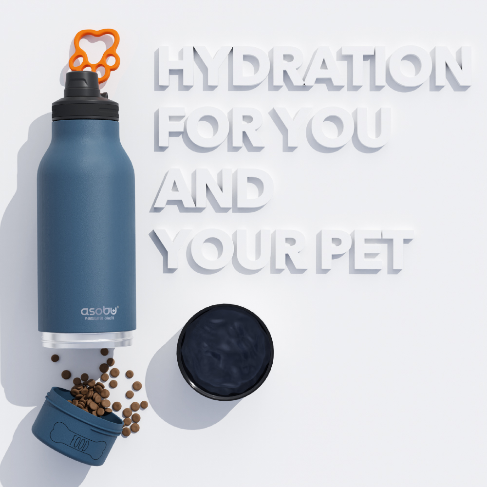 Blue Barky Bottle