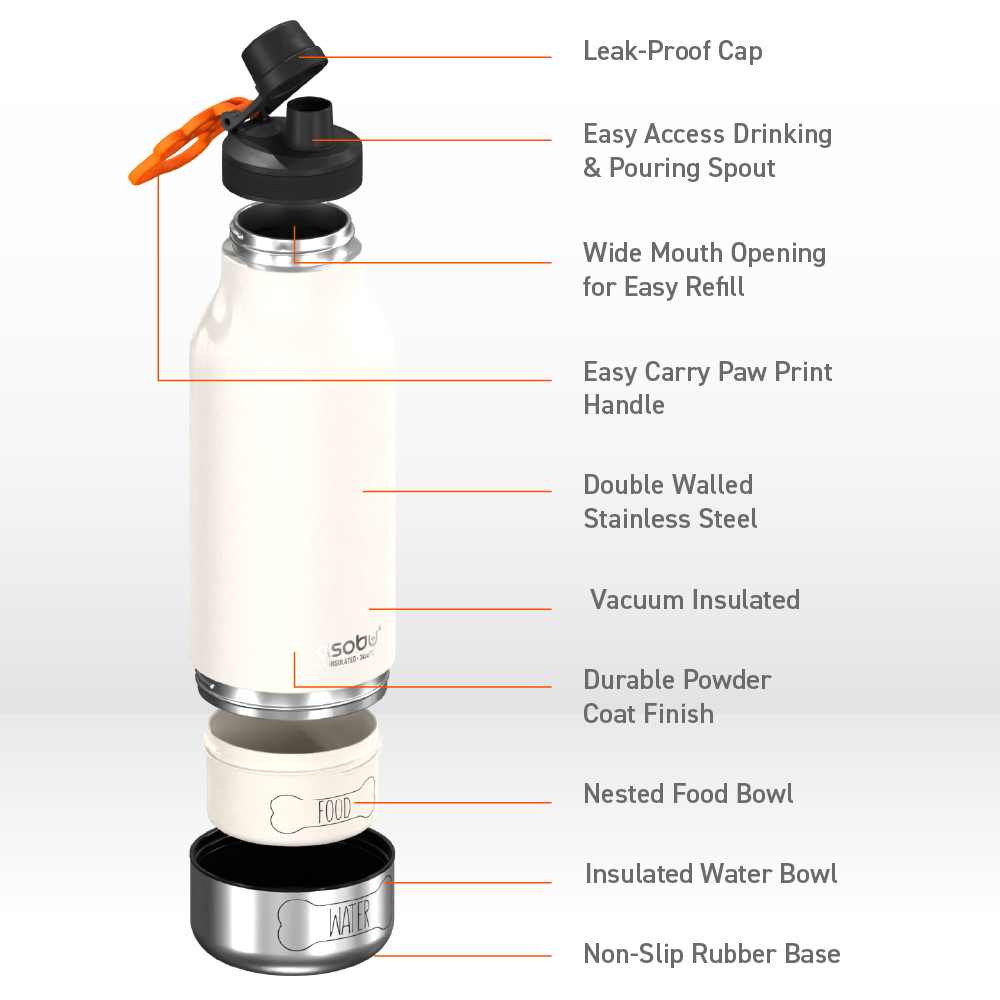 White Barky Bottle