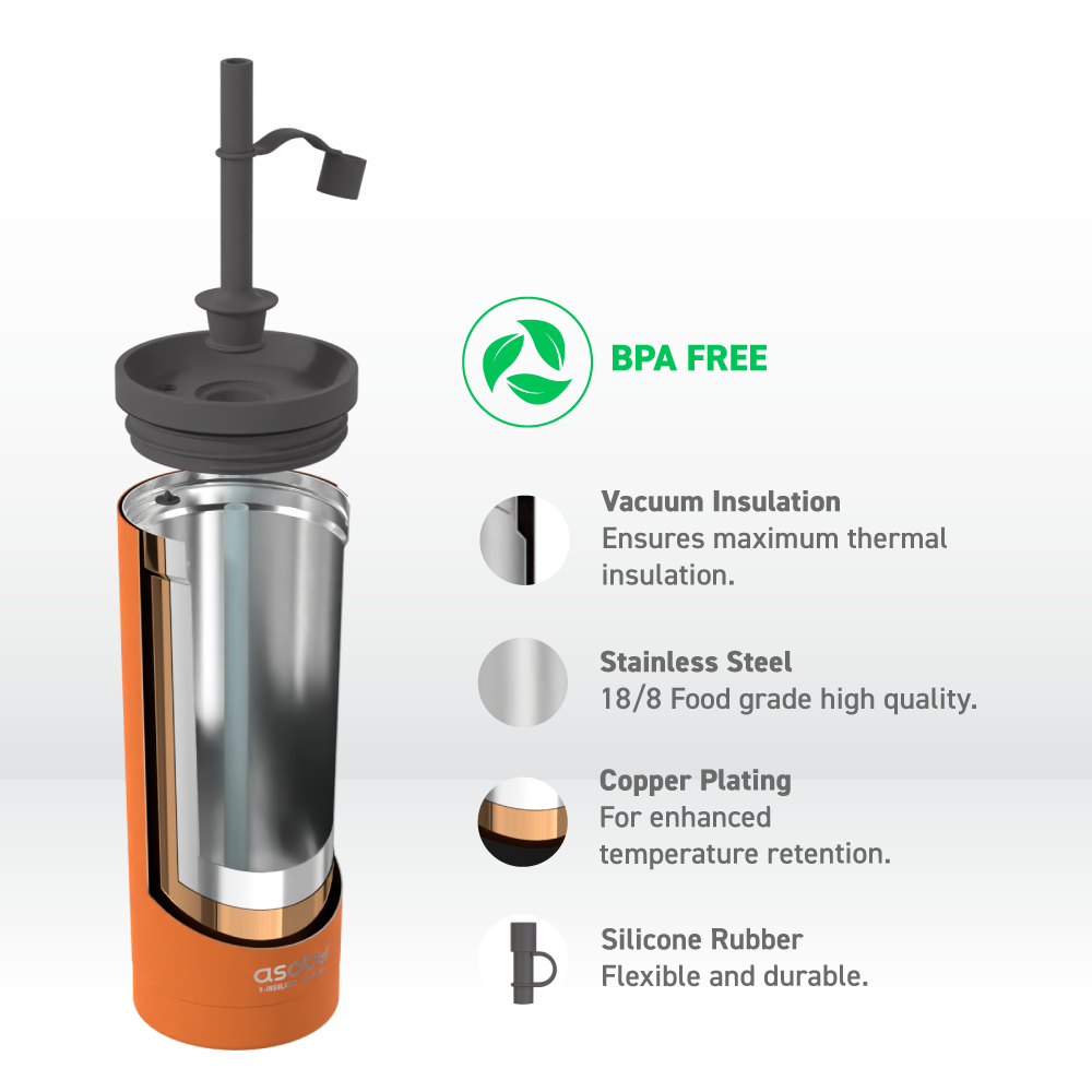 Orange Super Sippy Tumbler