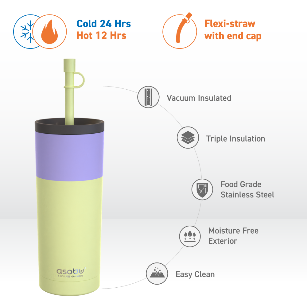 Pastel Yellow Super Sippy Tumbler