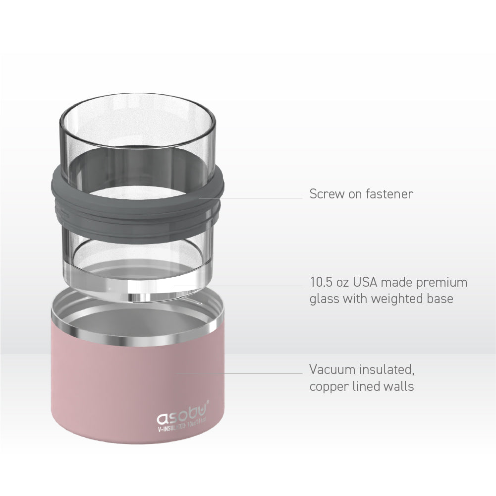 Powdered Pink Whiskey Insulated Sleeve