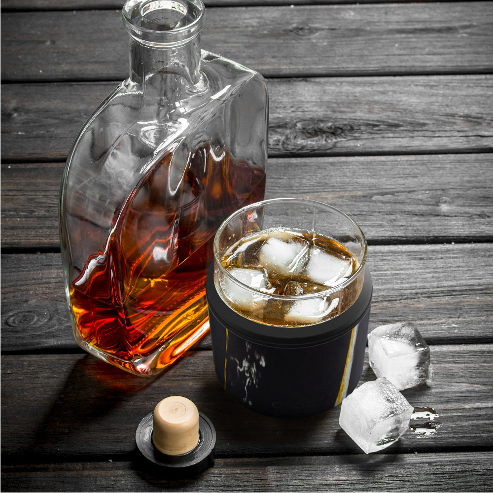 Midnight Marble Whiskey Insulated Sleeve