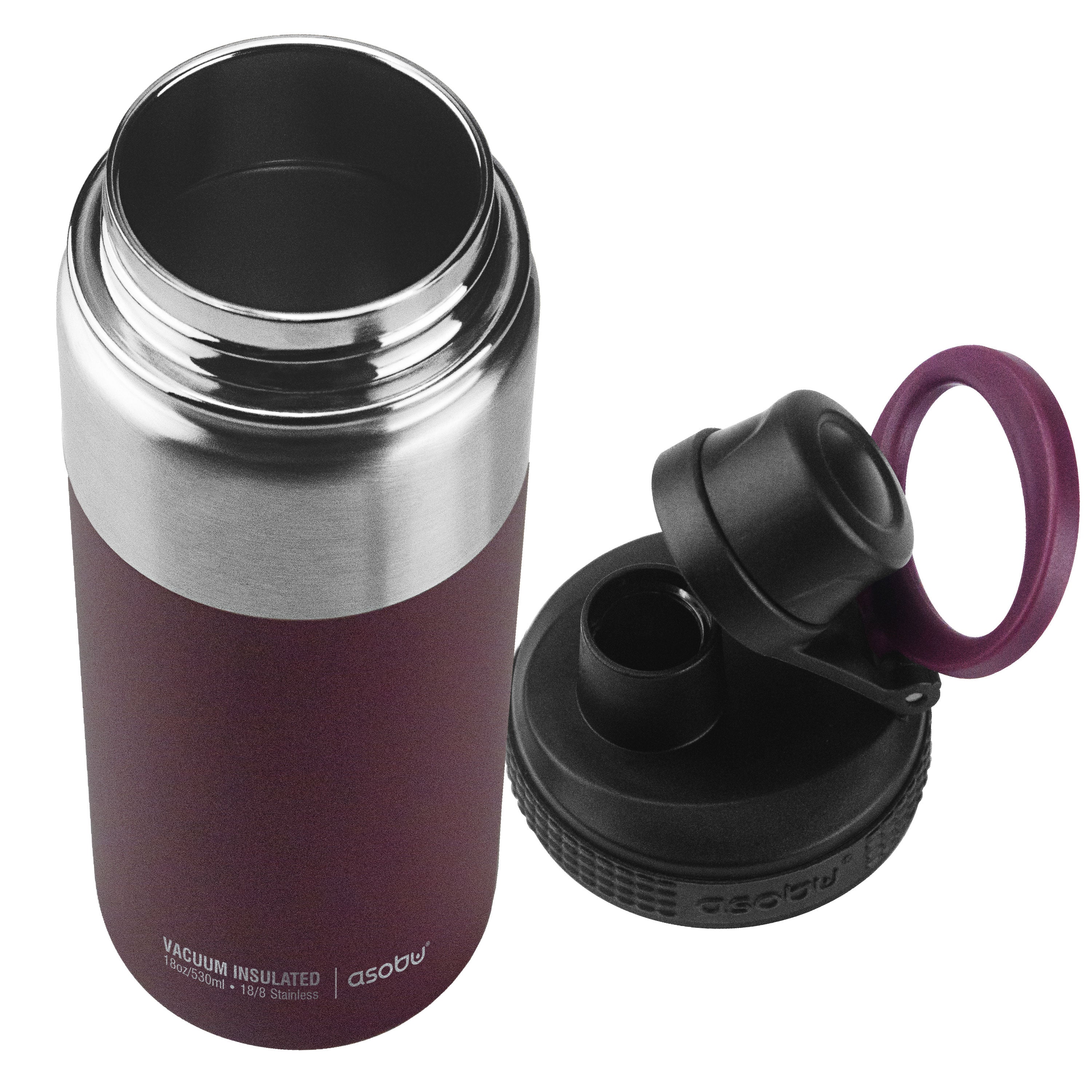 Burgundy Alpine Flask